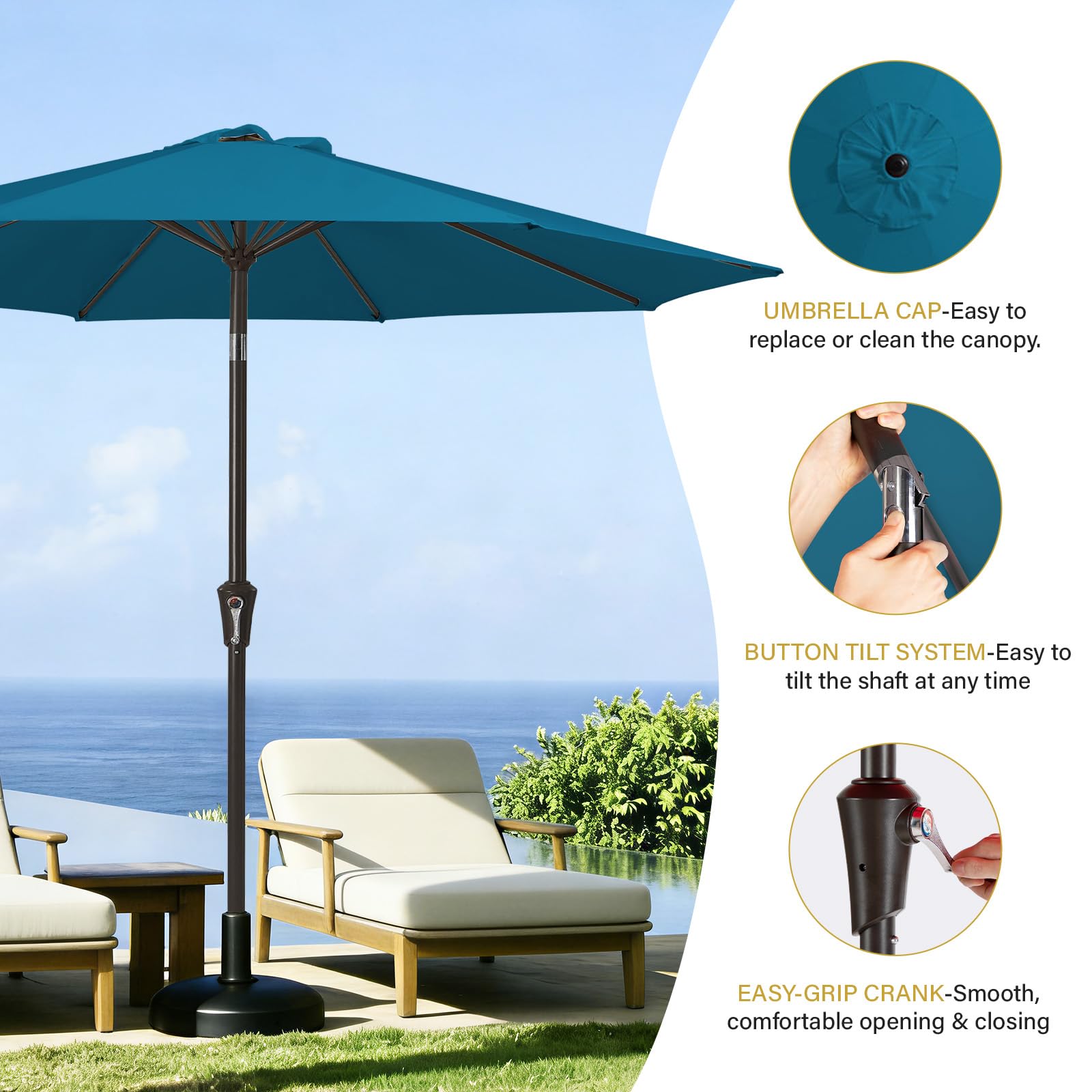 Meway vented canopy promotes airflow for breezy comfort