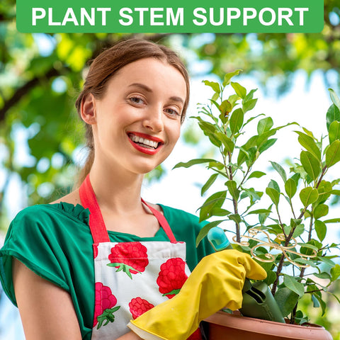 Mewcooss indoor-outdoor plant clamp guides growth with clean support.