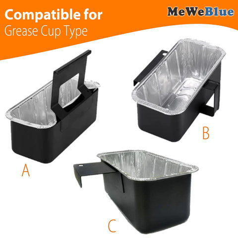 MeWeBlue 12-pack drip pan liners demonstrate recyclable aluminum for eco-friendly use