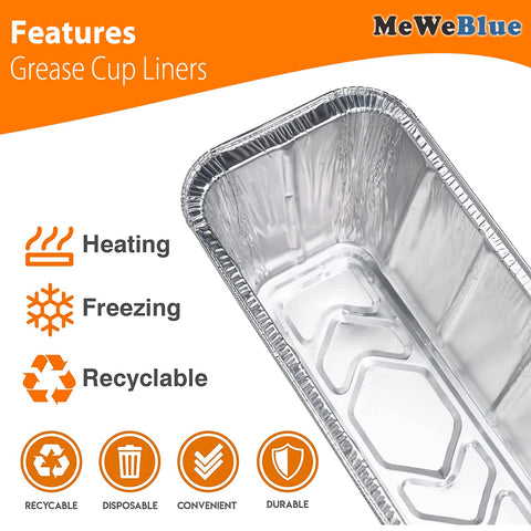 MeWeBlue liners illustrate durability, reducing post-cooking cleanup time