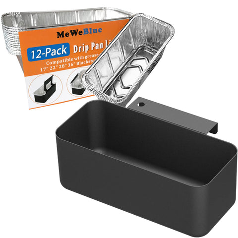 MeWeBlue grease catcher for Blackstone 17-inch models keeps the cooking area clean.