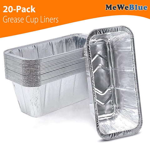 MeWeBlue grease cup liners simplify backyard cooking, saving time and mess
