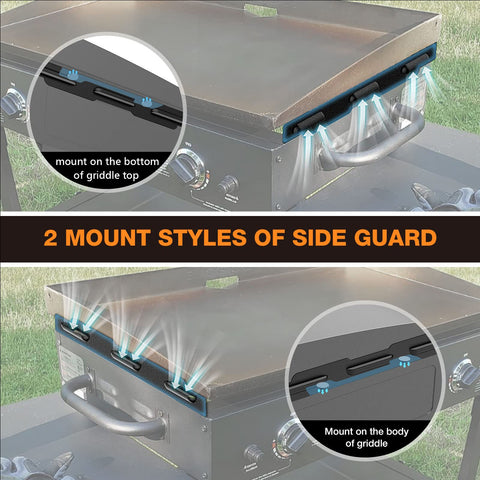 Close-up of magnetic edge showing quick attach on MeWeBlue wind guards