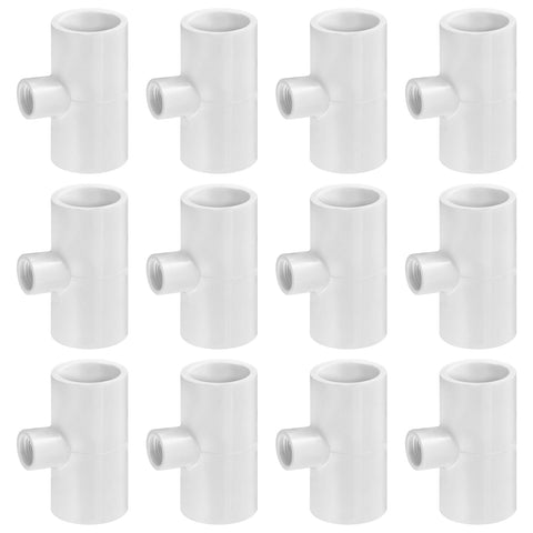 MEWTOGO 12-pack PVC tee fittings enable scalable poultry water distribution.