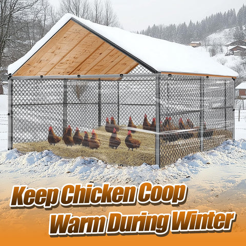 MEWTOGO winter reinforced edges prevent tearing