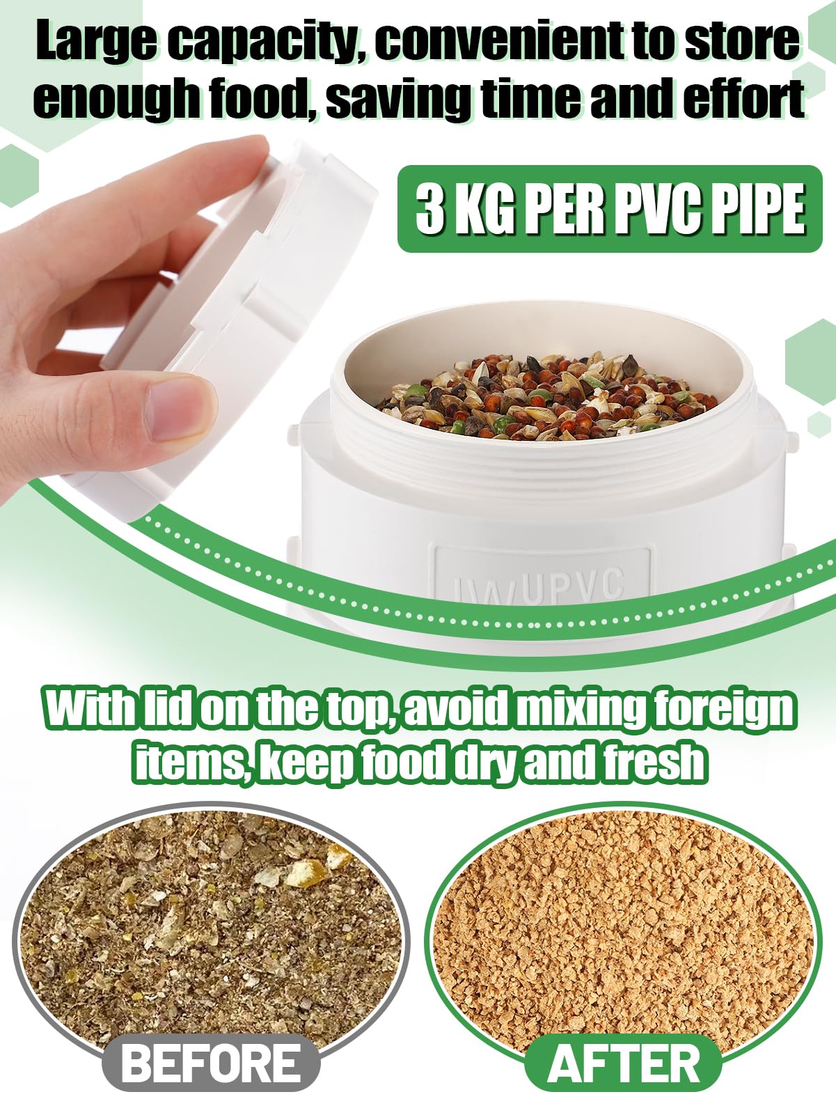 MEWTOGO easy interior wall mounting and top-fill lid.