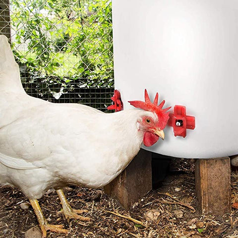 MEWTOGO installation tool for straightforward nipple setup in poultry waterers