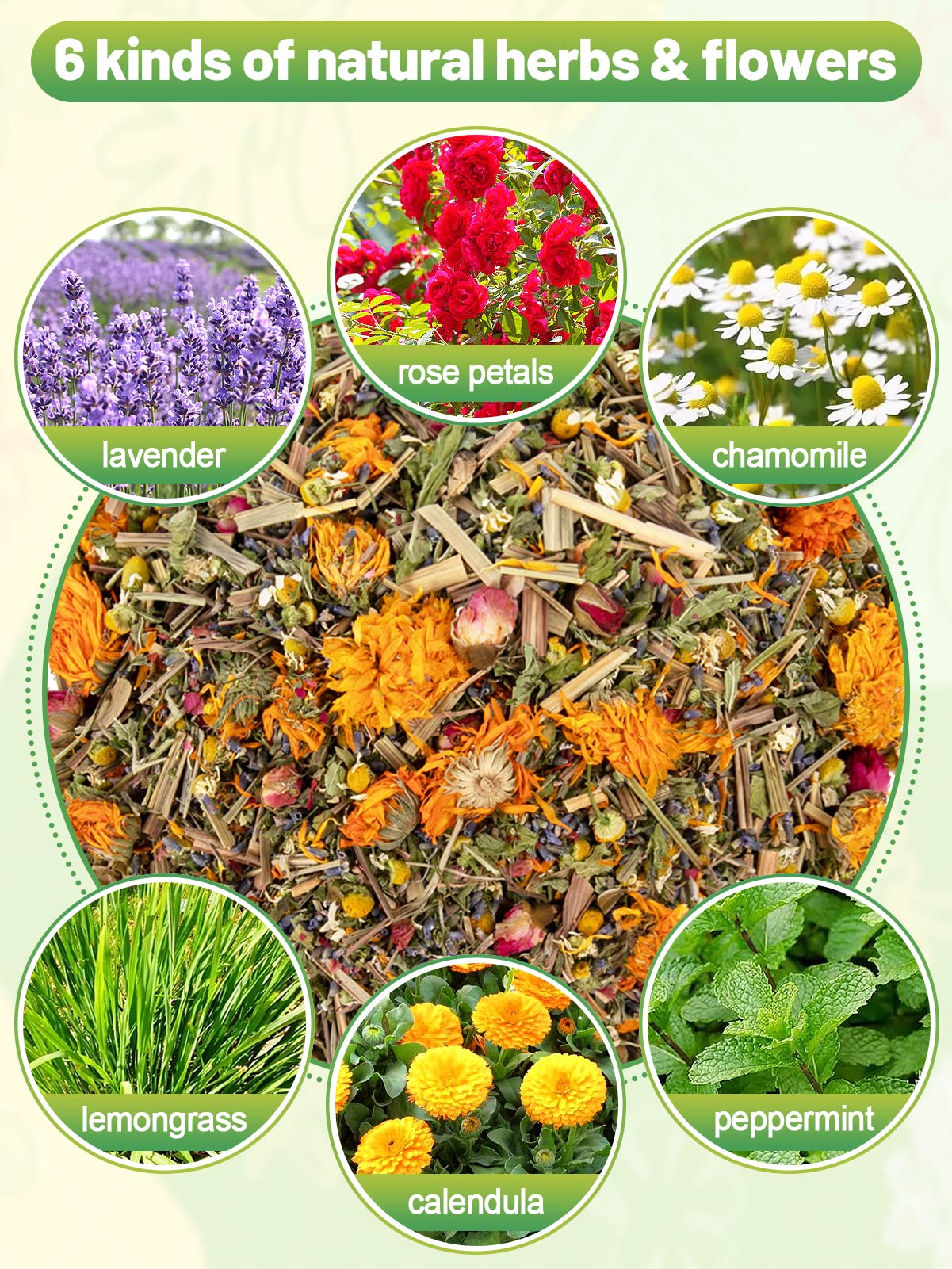 MEWTOGO lavender and rose petals aroma enhances coop scent.