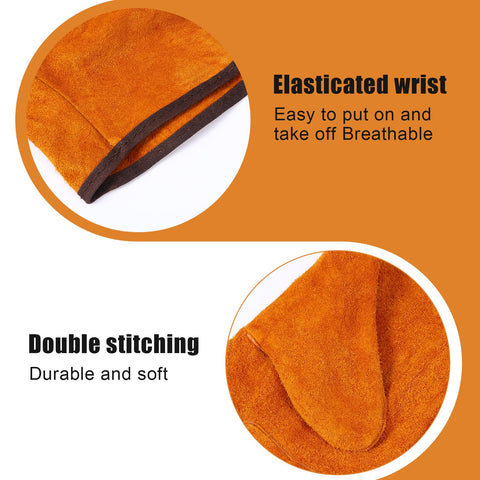 Meyeyaia work gloves with elastic band to keep dust out