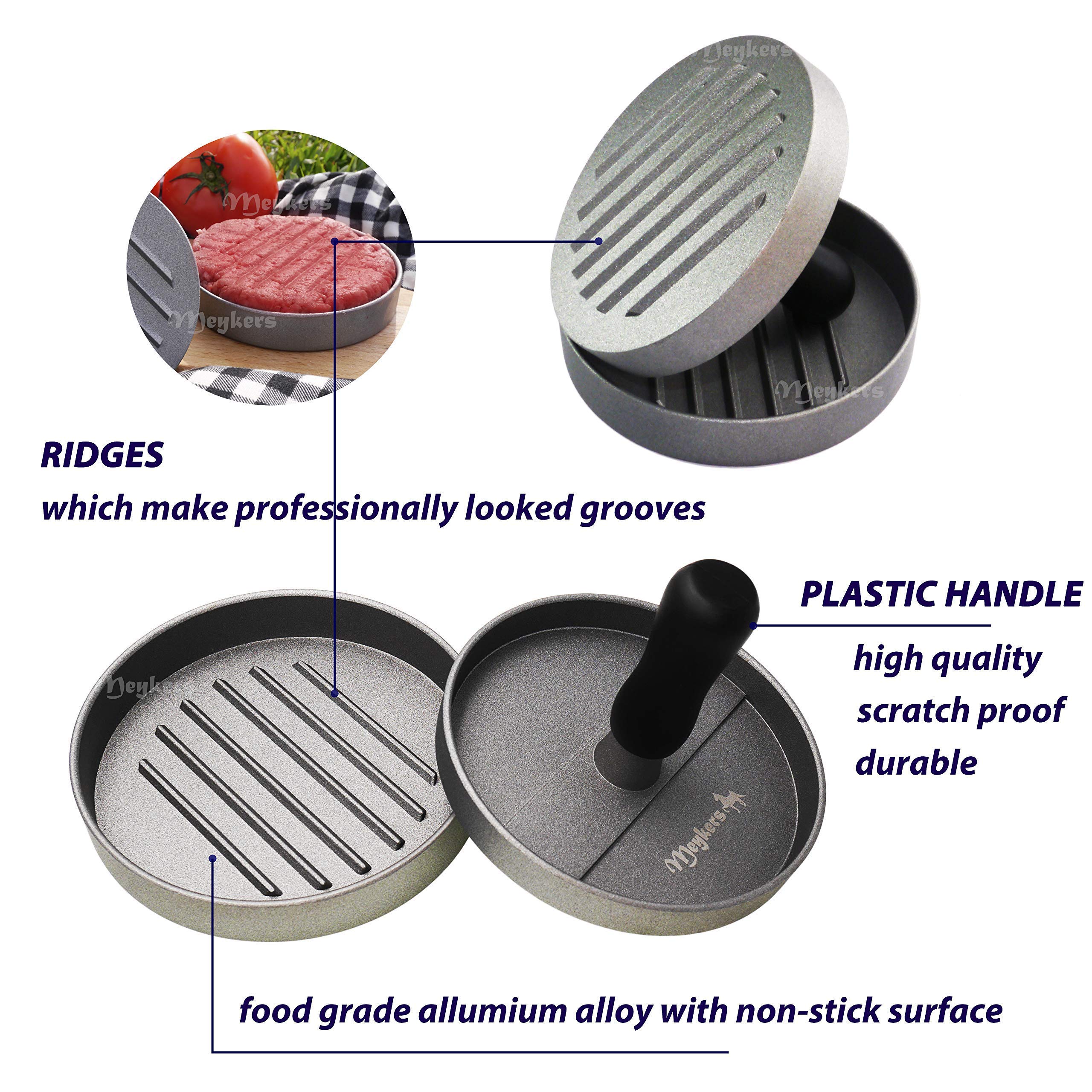 Meykers press can be used as a roast plate for direct heat