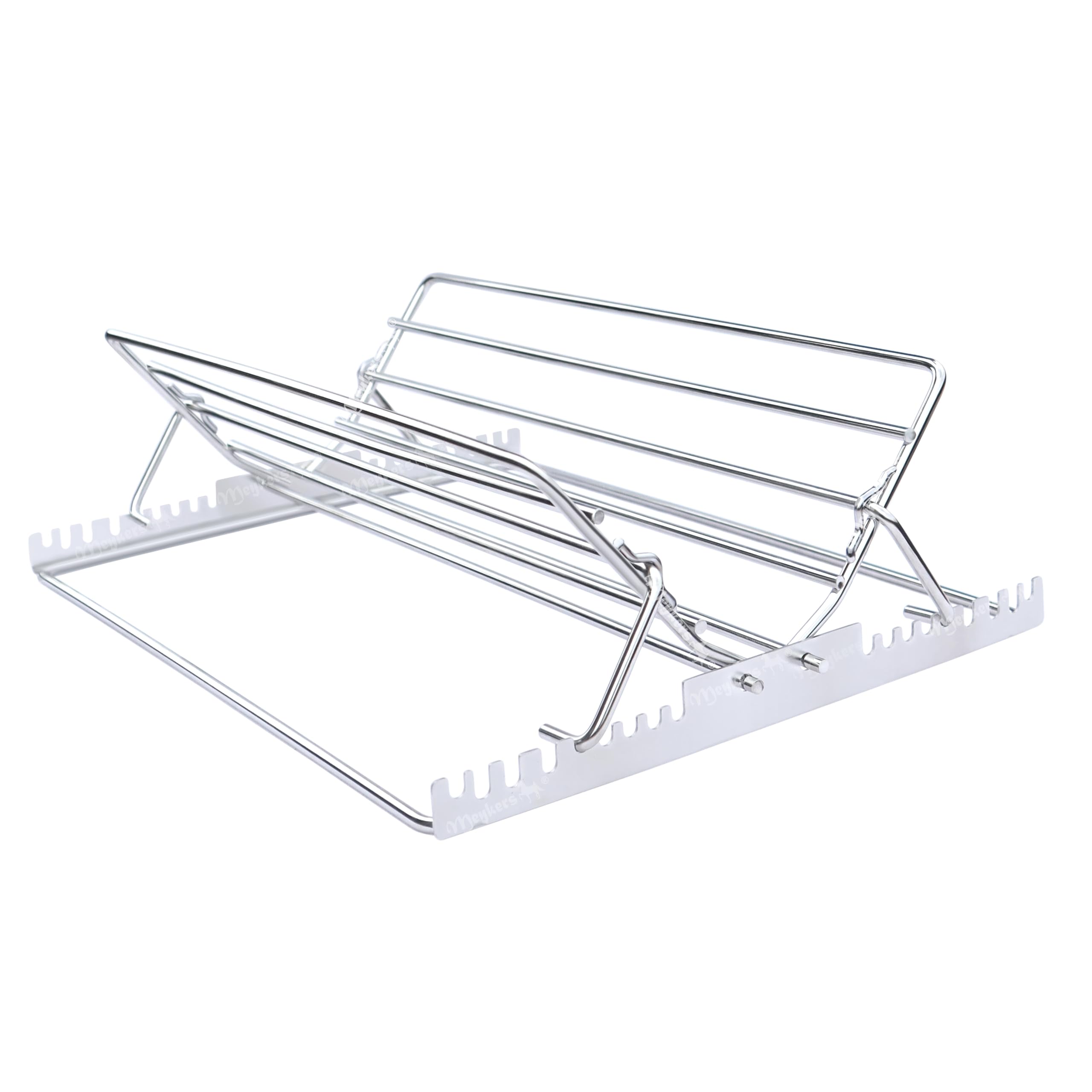 Meykers roasting rack insert in 9x13 pan—durable stainless steel for even roasting