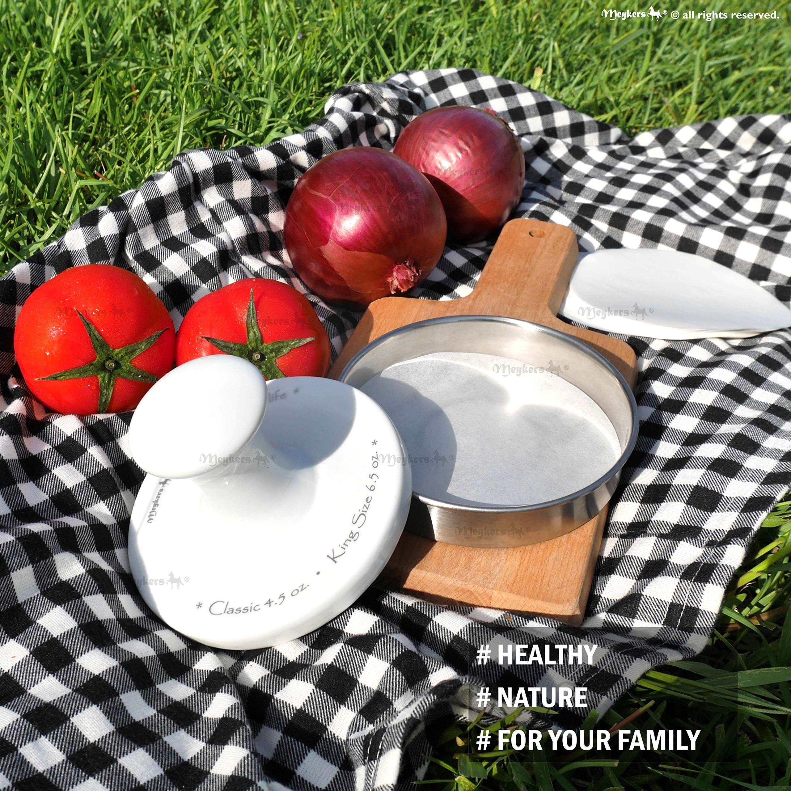 Meykers stainless steel shaper with porcelain base for durable formation