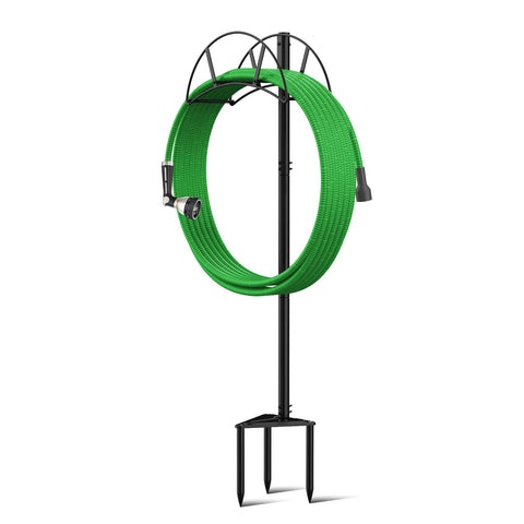 Meykwod garden hose organizer enhances curb appeal with a neat outdoor setup.