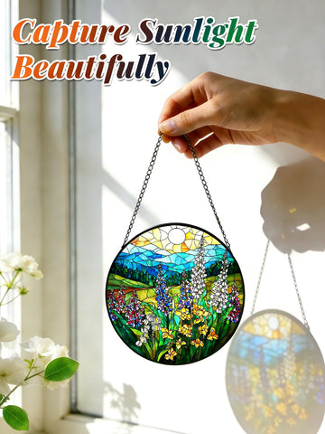 Meyocky diamond glass frame suncatcher designed for durable, long-lasting display.