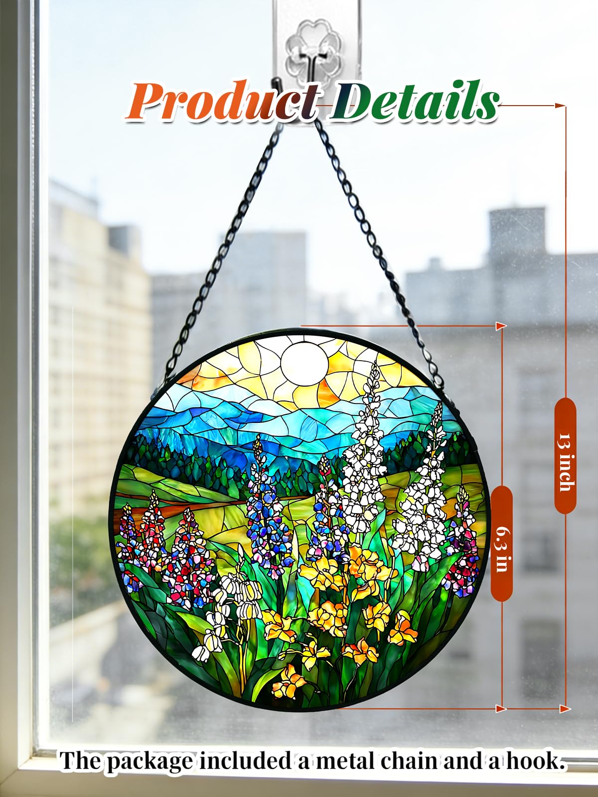 Meyocky garden outdoor suncatcher decor for patios or trees.