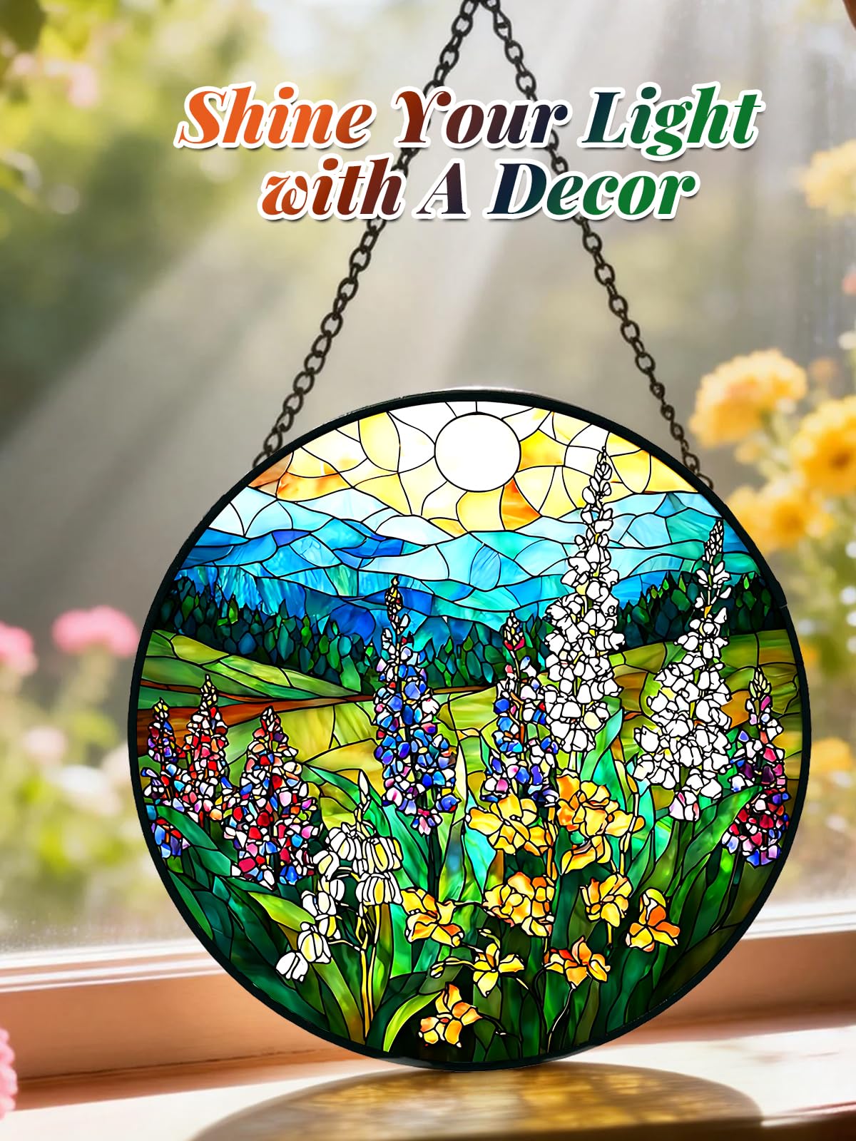 Meyocky rainbow-light diffusion suncatcher creates colorful room accents.