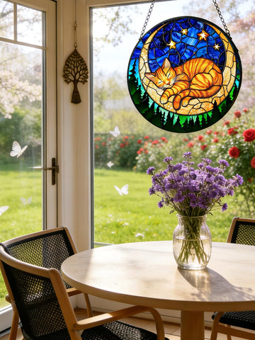 Meyocky size 6-3-inch suncatcher offers vivid home accents.