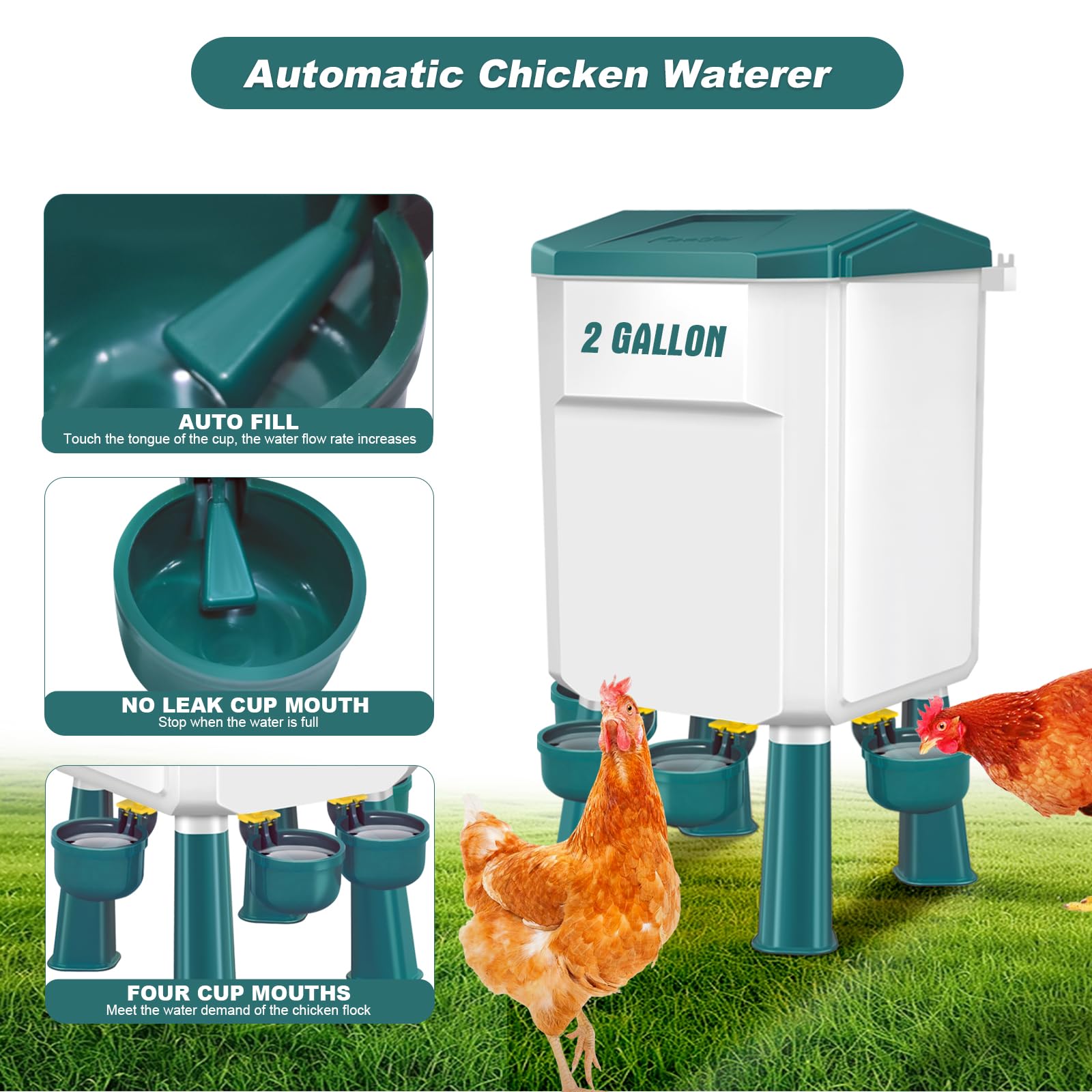 Meyoppm detachable lid enables quick cleaning and roosting cleanliness
