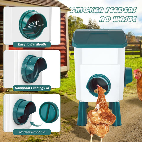 Meyoppm four-leg stand keeps the feeder stable during use