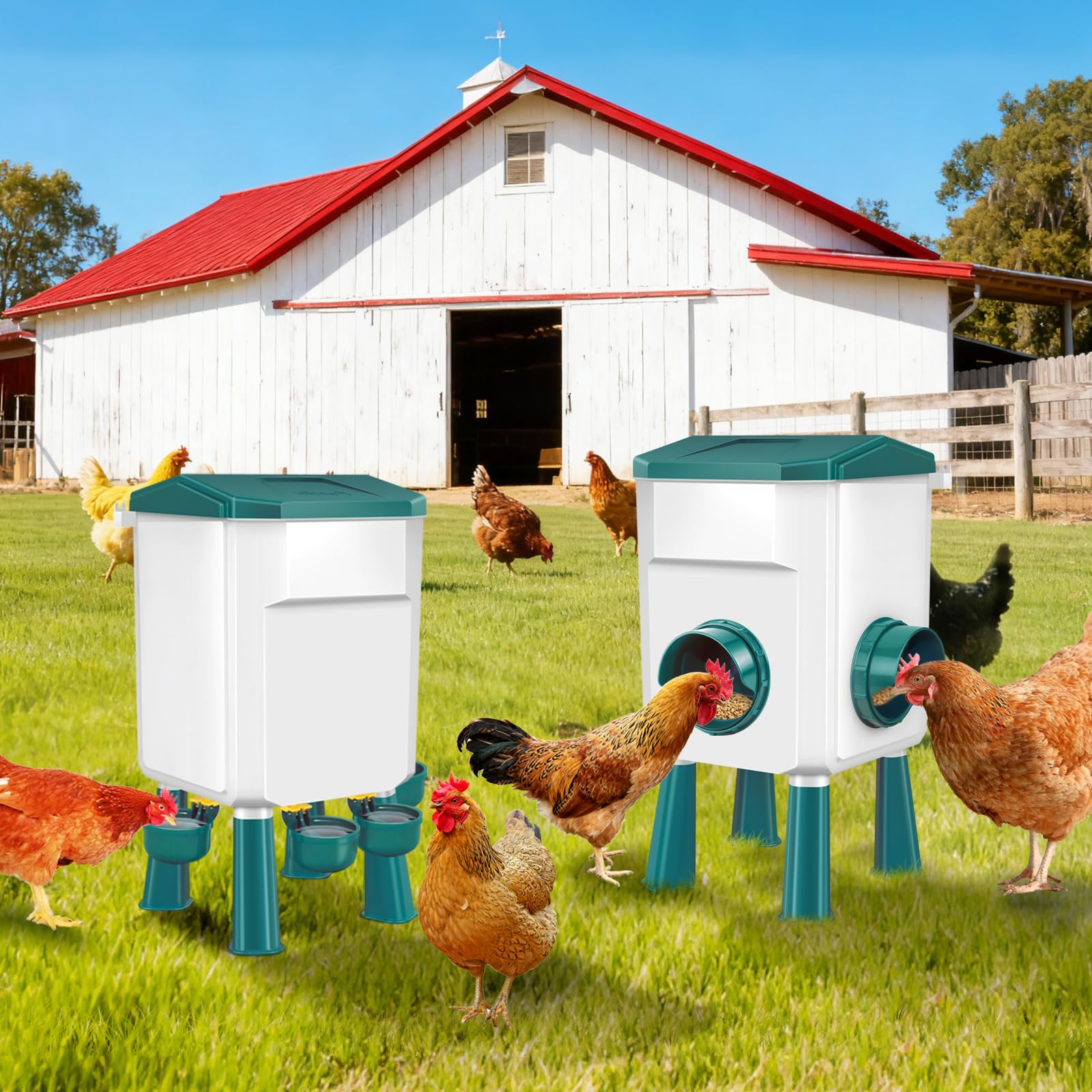 Meyoppm lid design blocks roosting droppings for a cleaner coop