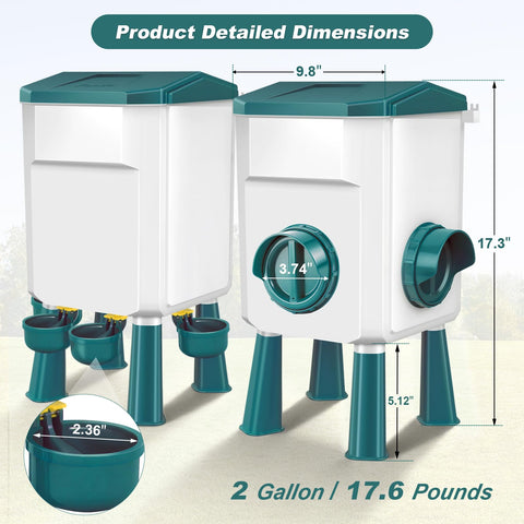 Meyoppm automatic waterer uses gravity to maintain steady water flow