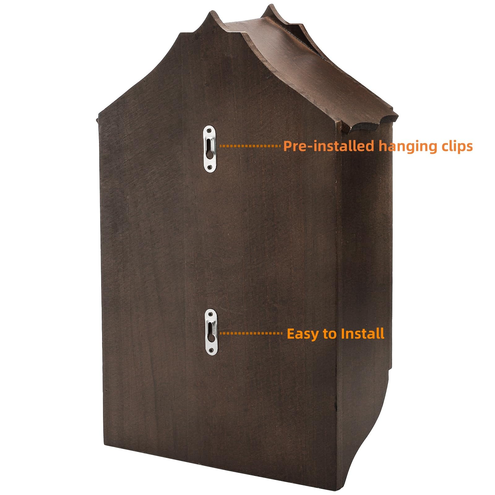 Interior of Mezchi bat house highlighting dual-chamber design for roosting.