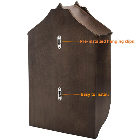 Interior of Mezchi bat house highlighting dual-chamber design for roosting.