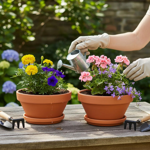 Mezchi versatile planter for orchids, cacti, and flowering plants.