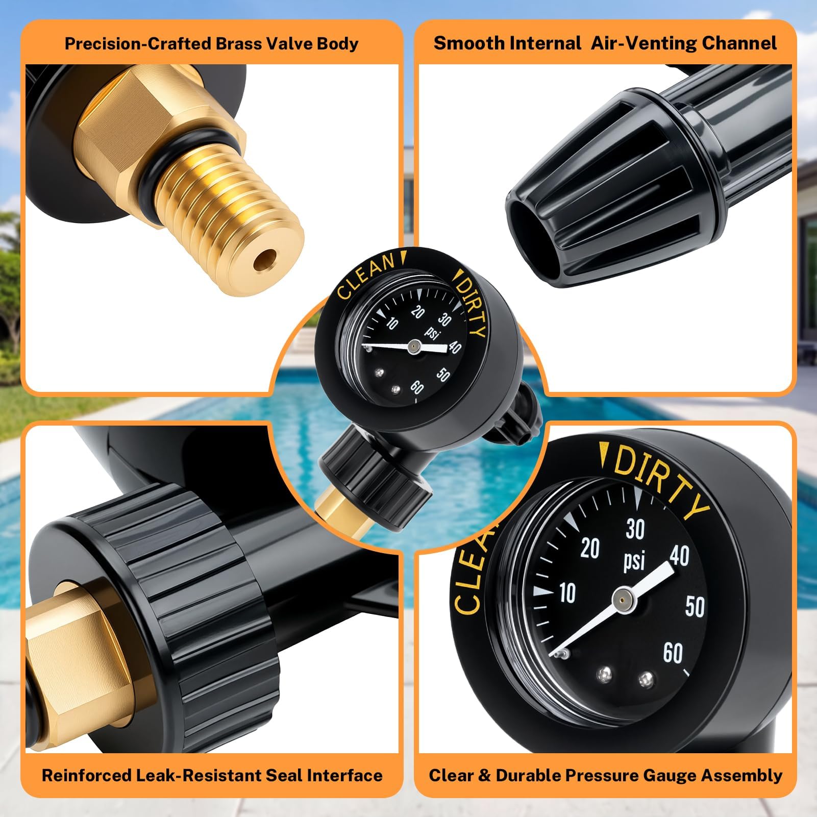 Mezvion easy-installation valve enables quick maintenance without special tools.