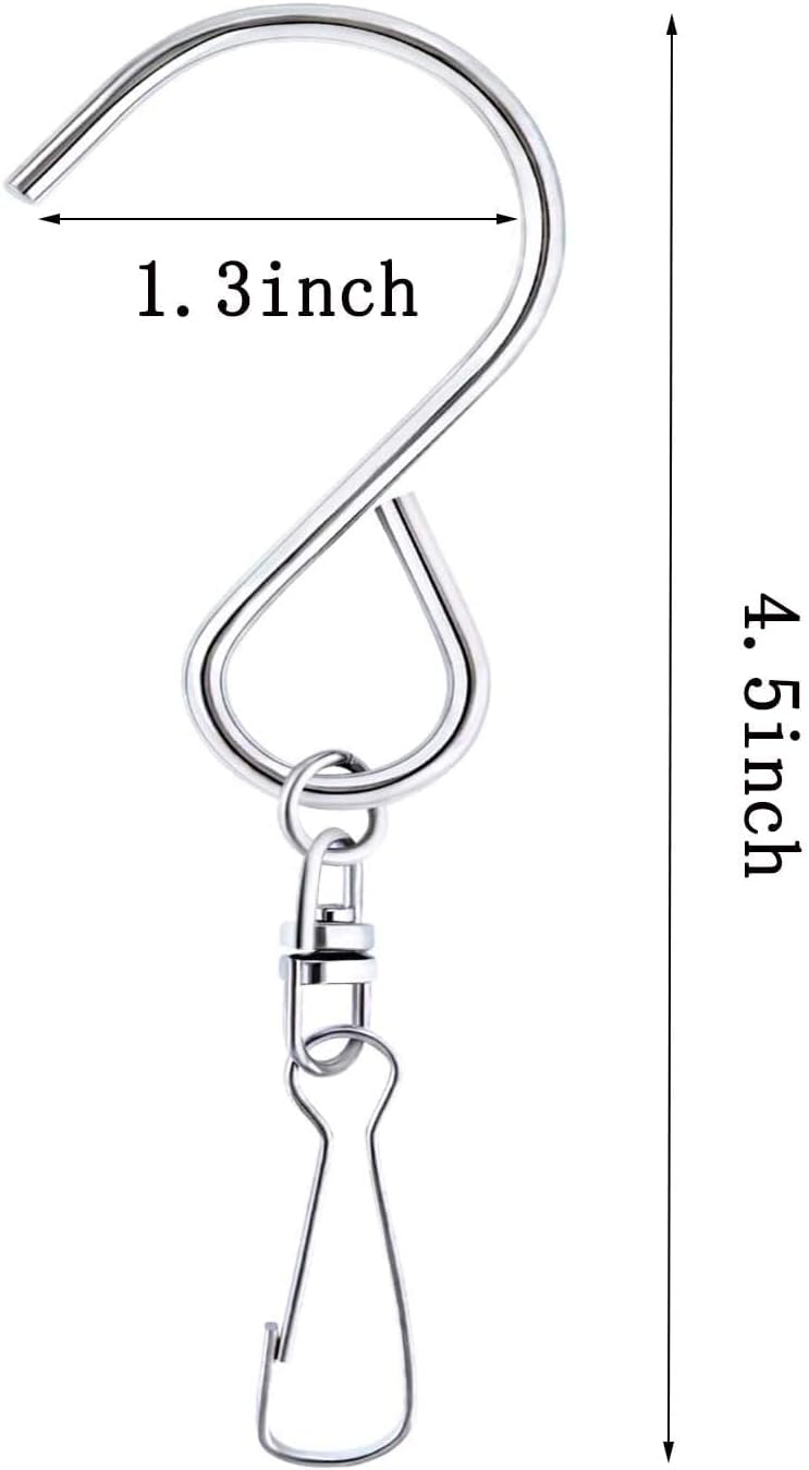 MFDSJ spiral-hook closeup showing sturdy S-shaped design for secure hanging