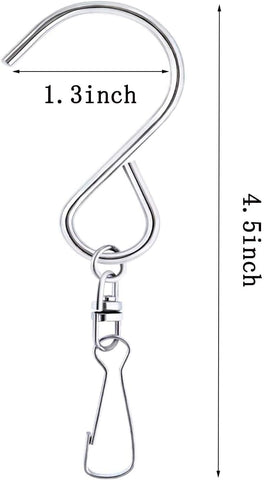 MFDSJ spiral-hook closeup showing sturdy S-shaped design for secure hanging
