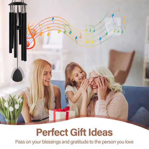 MFEESYOB aluminum tubes highlight durable wind chimes designed for outdoor use