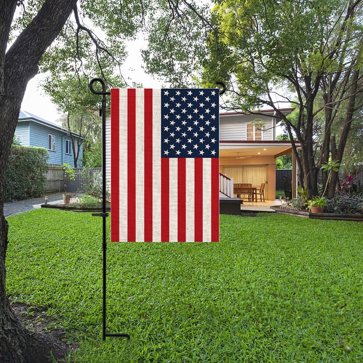 mflagperft american flag patio balcony use for festive scenes