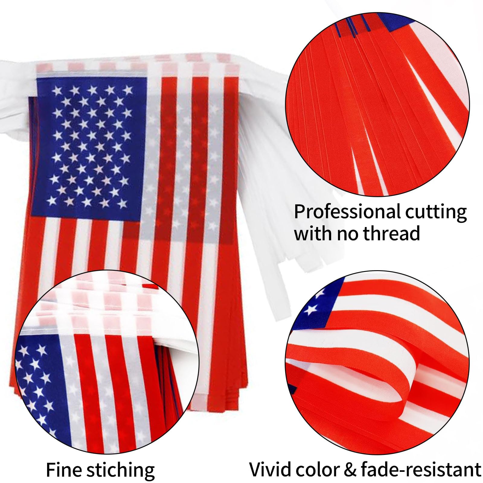 mflagperft usa flag banner displayed outdoors for event backdrop