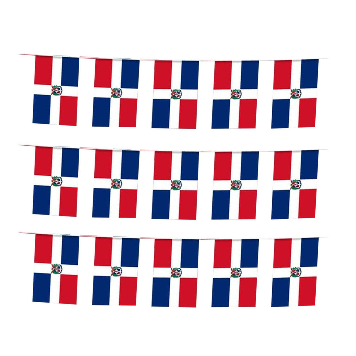 Mflagperft Dominica mini flags 8.2x5.5in for compact celebrations and easy decor.