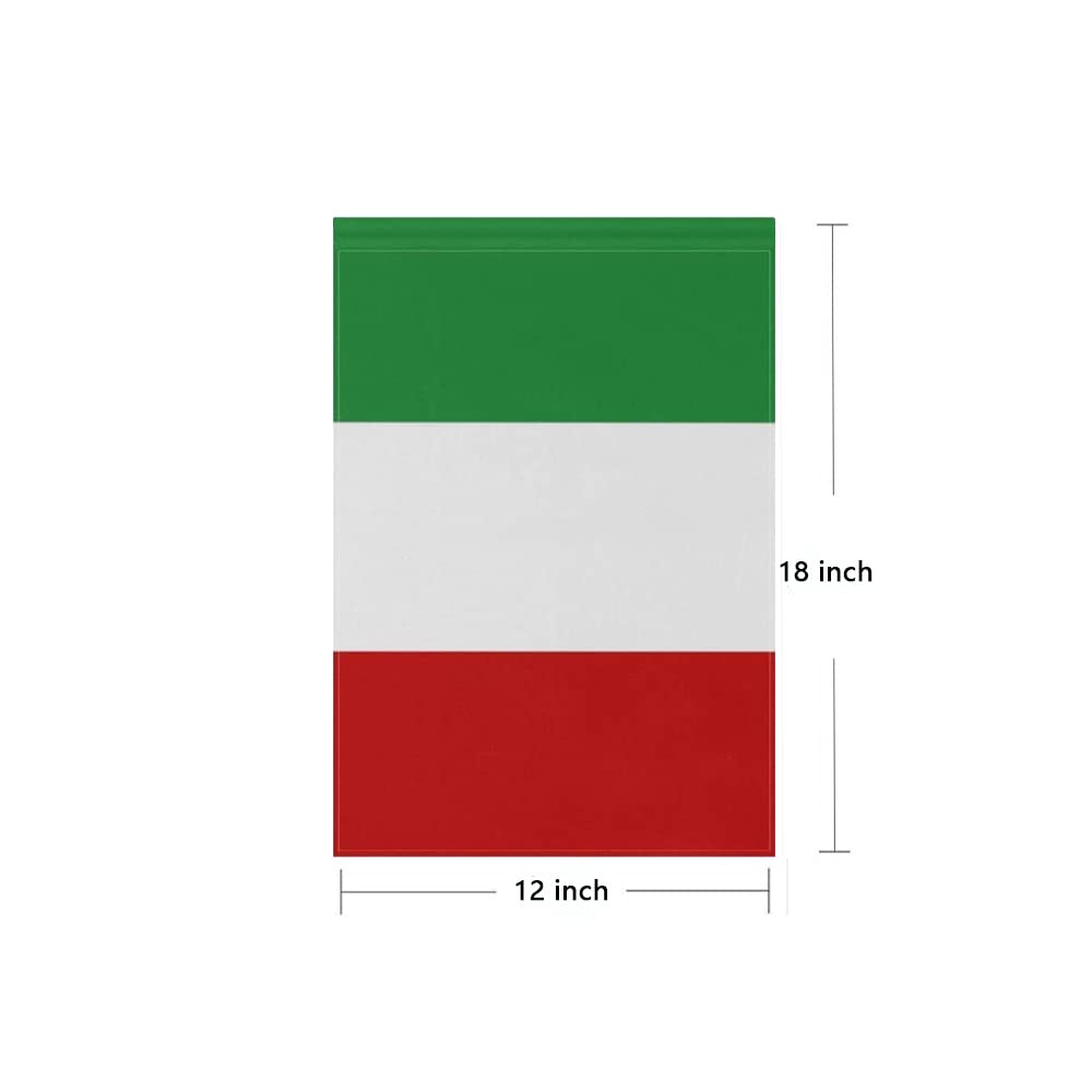 mflagperft Italy flag on porch demonstrates festive charm and cultural pride.