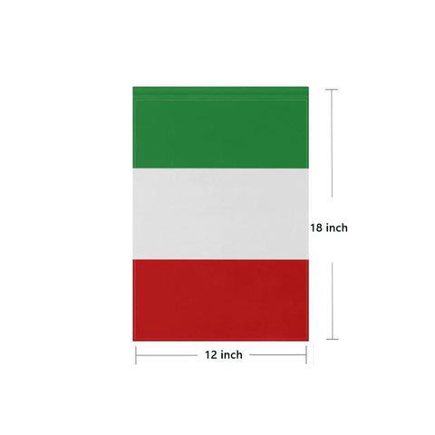 mflagperft Italy flag on porch demonstrates festive charm and cultural pride.