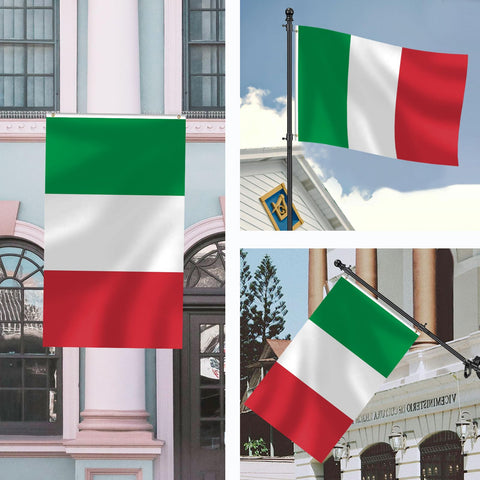 mflagperft Italy flag ready for outdoor decor and events