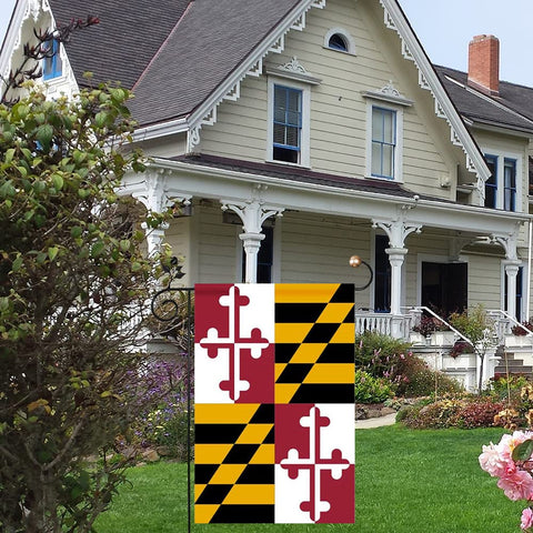 mflagperft Maryland flag makes a thoughtful gift for garden parties and tailgates
