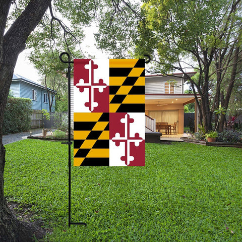 mflagperft Maryland flag porch decor perfect for patios and entryways
