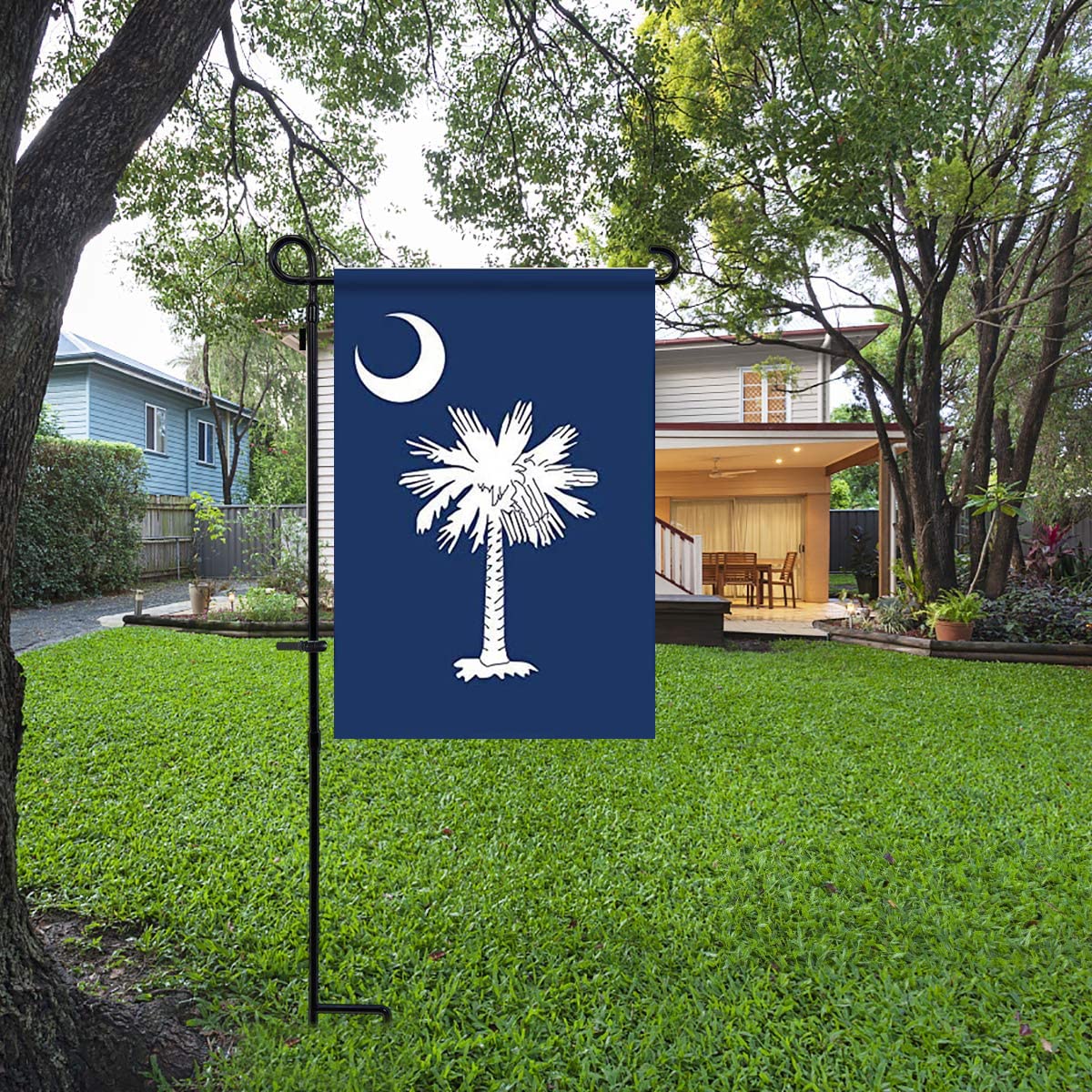 mflagperft South Carolina flag versatile for patio display