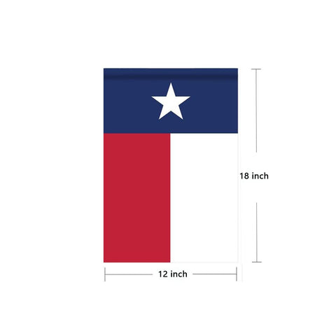 mflagperft Texas Flag Small flag fluttering in wind adds outdoor charm.