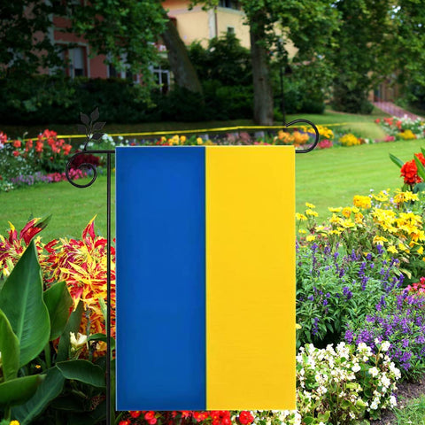 mflagperft ukraine flag 12x18 flag ideal for garden, patio, or balcony displays