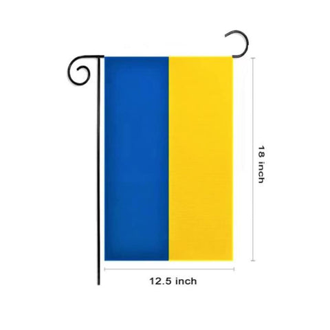 mflagperft ukraine flag porch banner closeup highlights durable stitching for year-round use