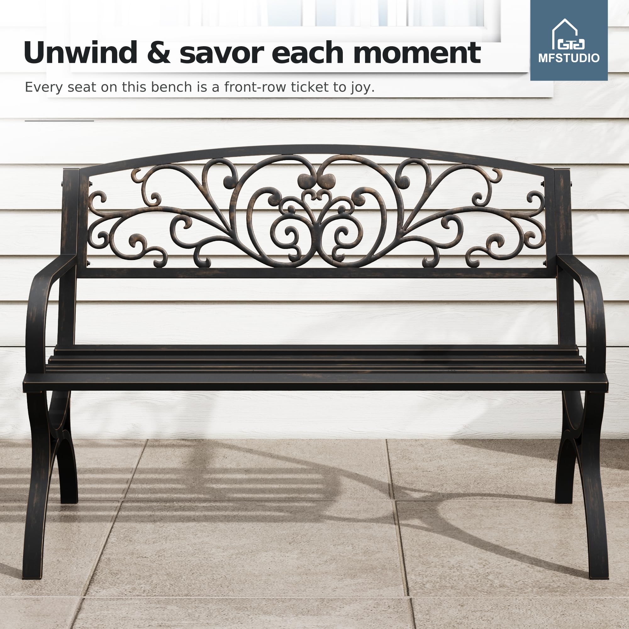 MFSTUDIO porch, lawn, and yard placement blends with garden decor.