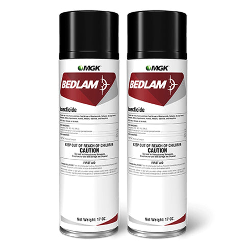 MGK Bedlam Bed Bugs Spray: two cans for bedding and fabric pest control