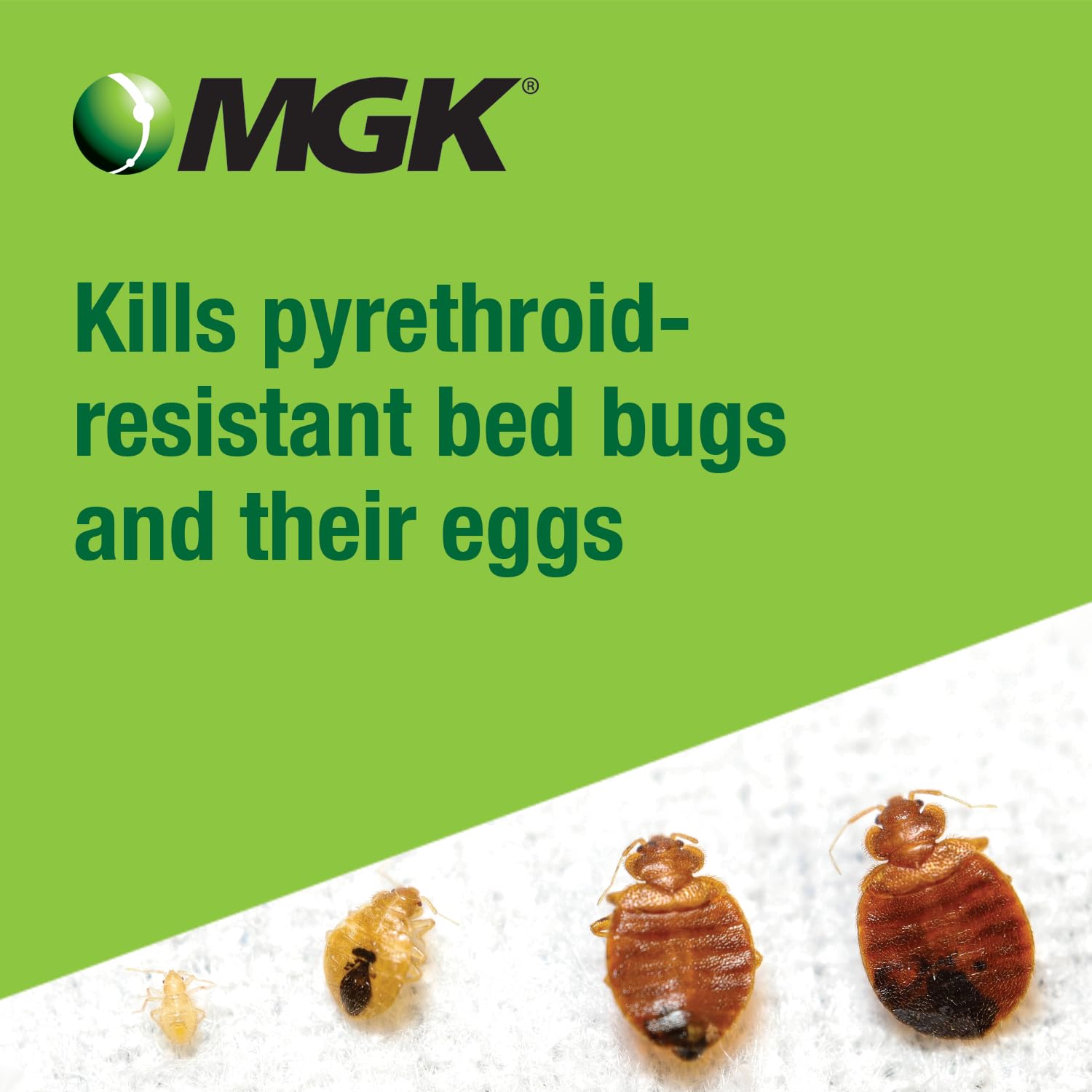 MGK Bedlam Plus mattress treatment application shown indoors