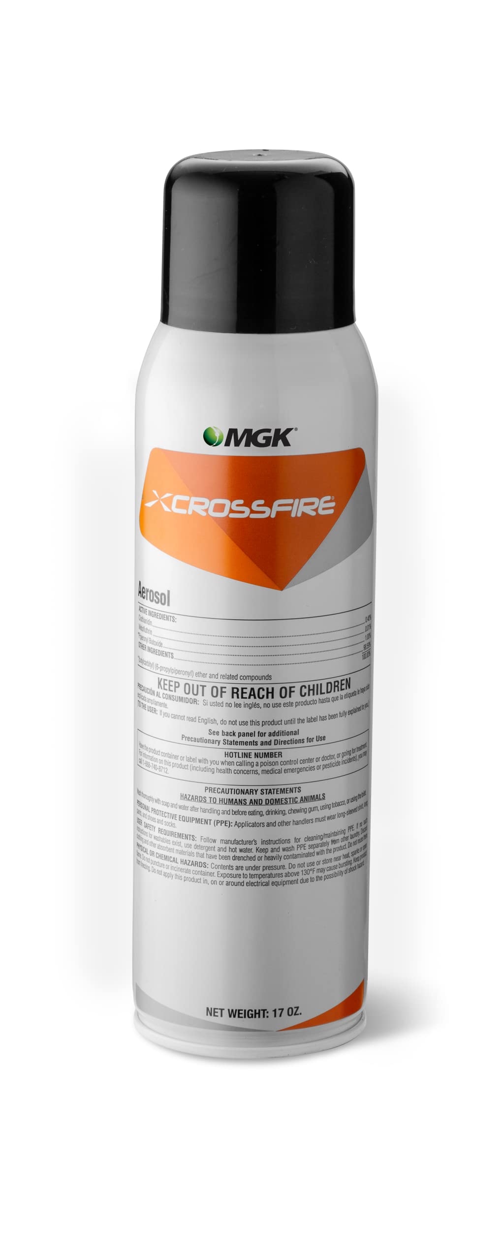 MGK Crossfire Aerosol bed bug killer 17 oz provides fast control on contact