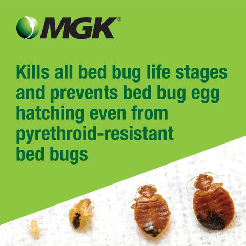 MGK Crossfire spray on mattress for quick knockdown