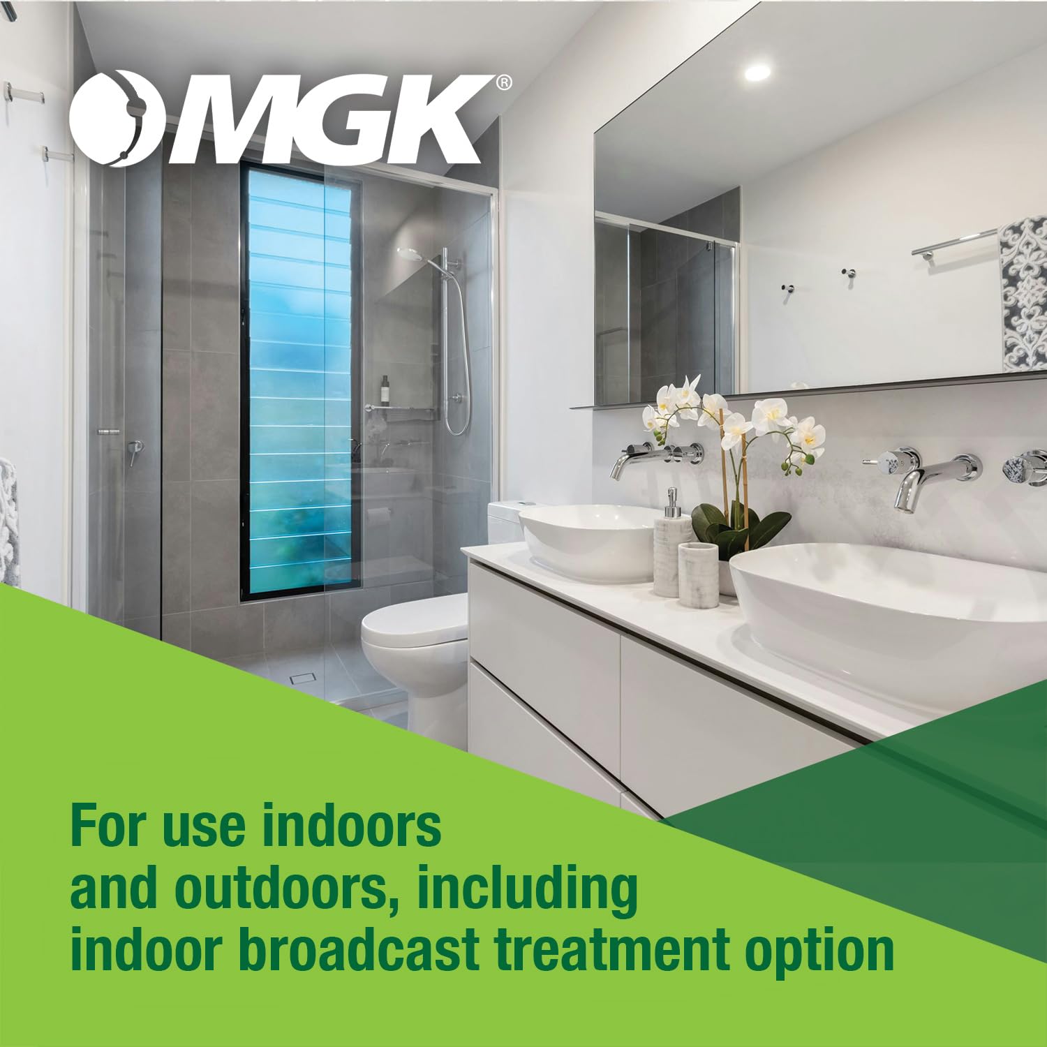 MGK Onslaught applied indoors and outdoors for proactive pest management.